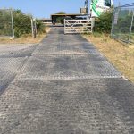 Over 2000 m2 of TuffTrak temporary roadways