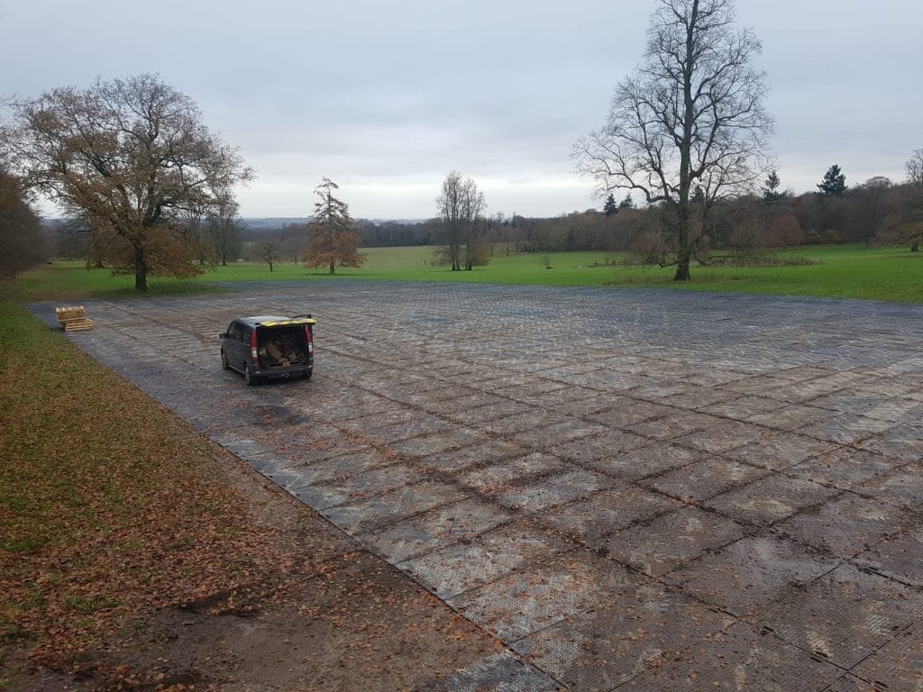 National Trust Car Park Install Euromat